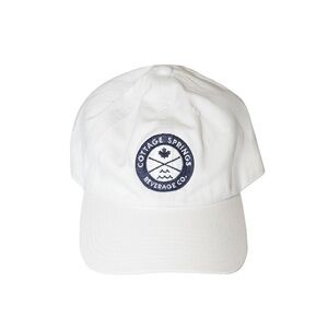 Cottage Springs Beverage Co. White Baseball Cap
